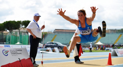 Europei di Grosseto: Caironi medaglia d'argento nel salto in lungo. Pancalli:...